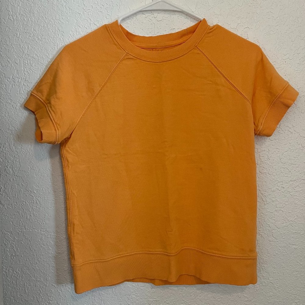 Women's Athleta Short Sleeve Sweatshirt Tee